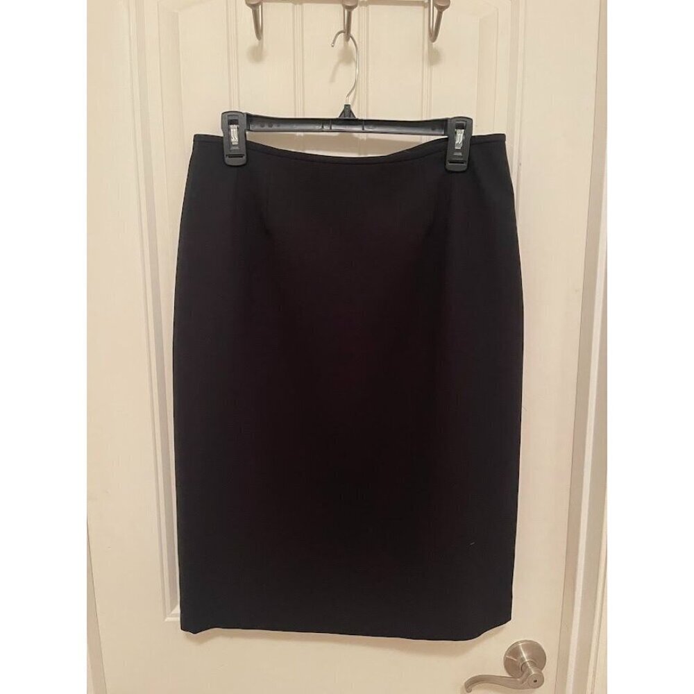 Jones Wear Black Pencil Skirt Suit Size‎ 10 100% Polyester Professional Attire